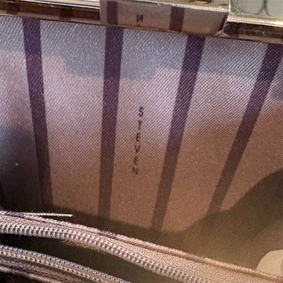 Steven Women's Black Suede Crossbody Purse with Gold Chain Strap - Picture 3 of 3